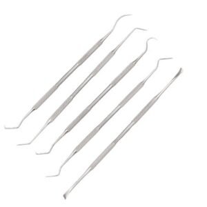 KLEENBORE 5PC GUN PICK TOOL - SET STAINLESS DOUBLE ENDED