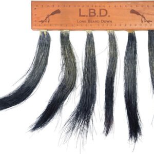 PITTMAN GAME CALLS LONG BEARD - DOWN MULTI TURKEY BEARD MOUNT
