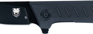 COBRATEC SMALL RIPTIDE FOLDER - 2" BLACK/BLACK D2 BLADE