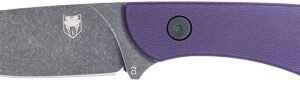 COBRATEC D2 SKINNER 3.75" FULL - TANG PURPLE G10 W/KYDEX SHEATH