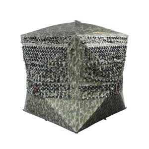 Muddy Carnage Die Cut Ground Blind Mossy Oak Bottomland