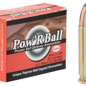 Glaser Pow'RBall Handgun Ammunition  .38 Super 100 gr JHP 1525 fps 20/box