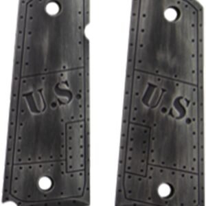 Hogue Govt. Model Aluminum - 1911 U.S. Green Distressed Grip