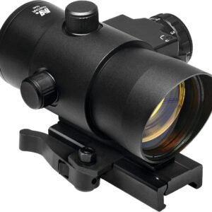 NcStar 40mm Red Dot w/Red Laser QR Mount