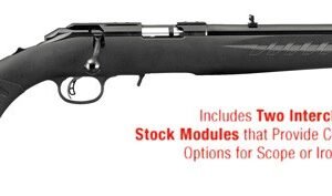 RUGER AMERICAN 22WMR  9-SHOT - 18" MATTE BLACK THREAED BBL
