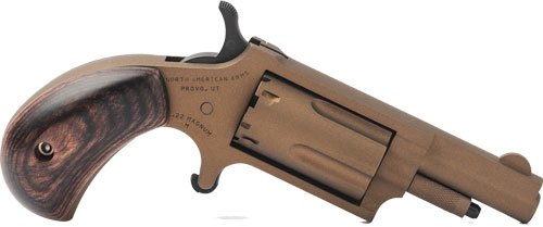 NAA MINI-REVOLVR 22WMR 1-5/8" - BOOTLEGGER BRONZE WALNUT