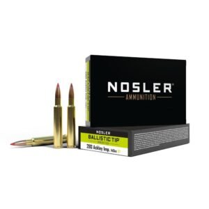 Nosler Ballistic Tip Rifle Ammunition .280 Ackley Improved 140 gr PT 3100 fps 20/ct