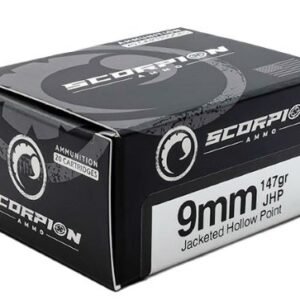 SCORPION 9MM LUGER - 147GR JHP 20RD 10BX/CS