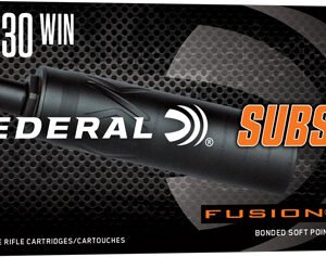 FEDERAL FUSION 30-30 WIN 170GR - SUBSONIC FUSION 20RD 10BX/CS