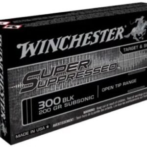 WINCHESTER SUPPRESSED 300 AAC - 200GR FMJ 125RD 6BX/CS