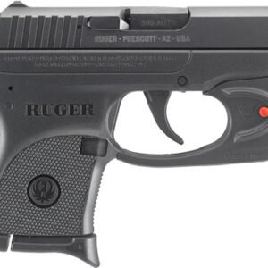RUGER LCP 380ACP 6-SHOT FS - BLUED W/VIRIDIAN RED LASER