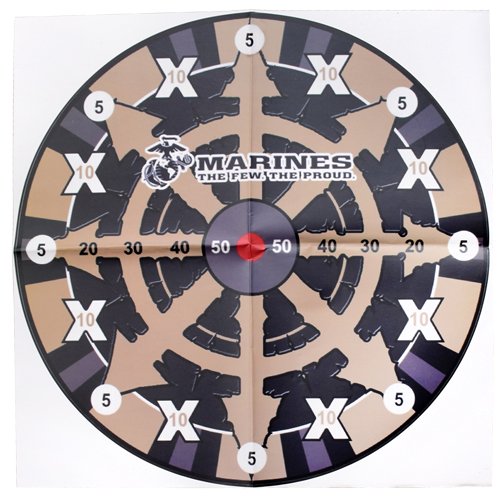 MC USMC 9" SPEAR POINT - THROWING KNIVES 6-PACK BLK/FDE - Image 3