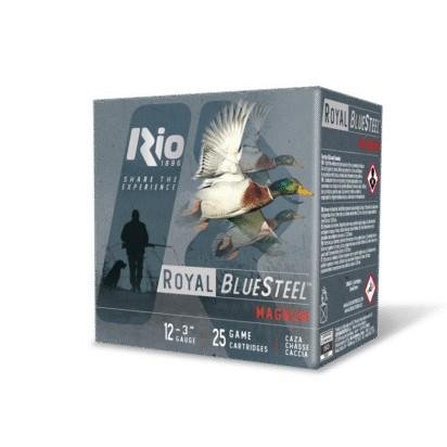 Rio Royal BlueSteel Magnum High Velocity Shotshells 12ga 3" 1 1/5oz #2 25/ct
