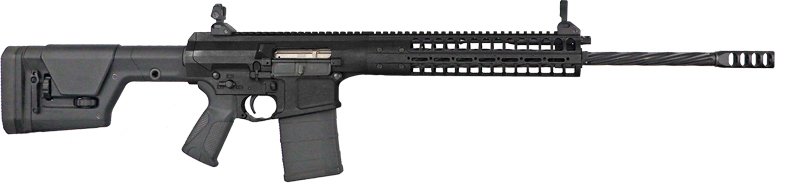 LWRC REPR MKII SC 7.62X51 NATO - 20" SPIRAL FLUTED 20RD BLACK