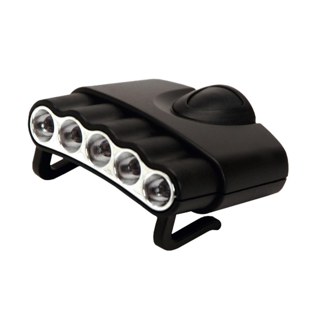 Cyclops Orion Hat Clip Light 5-LED Black 5/ct