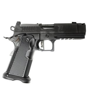 Alpha Foxtrot AF1911-Romulus MOS Adapter Handgun 9mm Luger 20rd Magazines(5) 3.5" Comp Threaded Barrel DLC Black