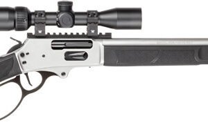 S&W 1854 LARGE LOOP 45-70 GOVT - SCOPED 20" STAINLESS SYNTHETIC