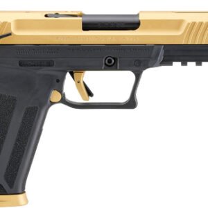 RUGER 57 5.7X28MM  ADJ. SIGHTS - 20-SHOT BLACK FRAME GOLD SLIDE