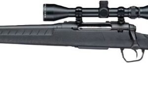 SAVAGE AXIS XP 243 20" LH - THREADED W/3-9X40 BLACK/BLACK