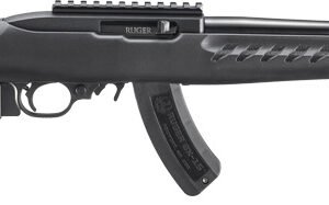 RUGER 22 CHARGER 22LR 8" - W/RAIL THREADE BLACK
