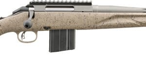 RUGER AMERICAN GENII RANCH - 6MM ARC 16.1" COBALT FDE SPLAT