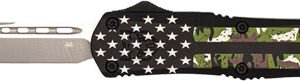 COBRATEC MEDIUM FS3 OTF CAMO - AMERICAN FLAG 3" DROP POINT