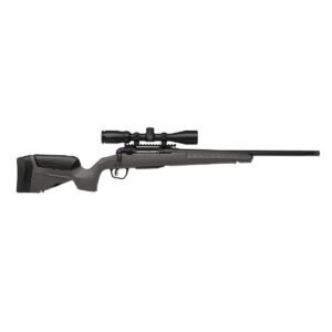 Savage 110 Trail Blazer XP Rifle 5.56mm 4rd Capacity 20" Threaded Fluted Barrel Flat Dark Gray Stock w/Crossfire II 3-9x40