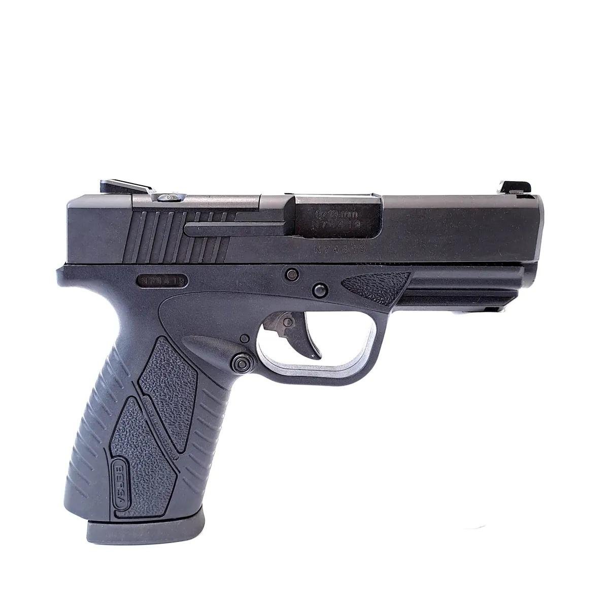 Bersa BPCC Optics Ready Handgun 9mm Luger 8rd Magazines(2) 3.3" Barrel DA Matte