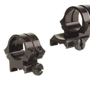 Weaver Quad Lock Detachable Scope Rings 1" High Extension - Black
