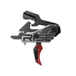 Rise Blitz G2 AR Trigger 3.5lb Curved Red with Interchangeable Blade