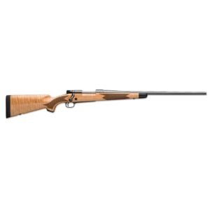 Winchester Model 70 Super Grade Maple Rifle 7mm Rem Mag 3rd Magazine 26" Barrel Maple Wood