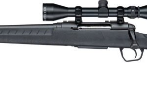 SAVAGE AXIS XP 7MM-08 20" LH - COMPACT THREADED BLACK/BLACK