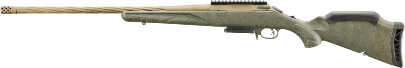 RUGER AMERICAN GENII PREDATOR - 243 WIN 22" BRONZE GREEN SPLAT - Image 2