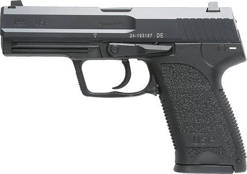 HK USP9 COMPACT V7 DAO 9MM - 4.25" BBL 2-15RD BLACK