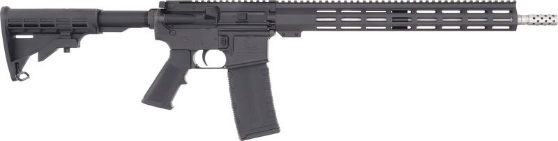 GLFA AR15 RIFLE 223 WYLDE - 16" STAINLESS BBL BLACK
