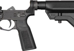 NLA COMPLETE AR15 LOWER FORGED - B5 BRAVO STOCK BLACK