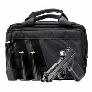 Rost Martin RM1F Tactical Bundle 9mm Luger 17rd (3) & 24rd (1) Magazines 4.5" Threaded Barrel Black Red Dot Optic Bag