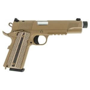 Tisas 1911 B45RGD TH Raider Handgun .45 ACP 8rd Magazines(2) 5.5" Threaded Barrel FDE Cerakote Optic Ready